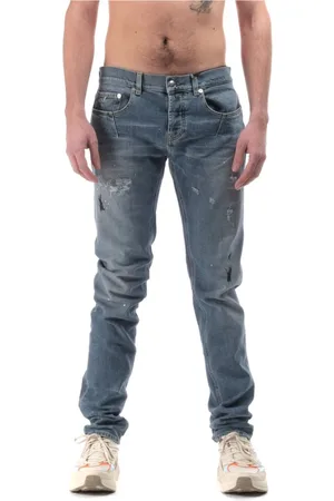Les Hommes Jeans, Herre, Blå, W31, Bomuld, Slim-fit Jeans