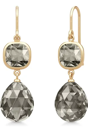 Julie Sandlau Tilbehør, Dame, Grå, ONE SIZE, Olivia Earrings - Gold Plated