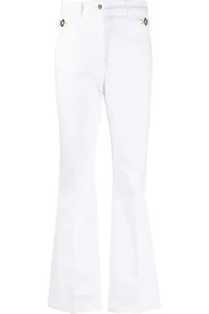 Patou Bukser, Dame, Hvid, M, Bomuld, Leather Bukser