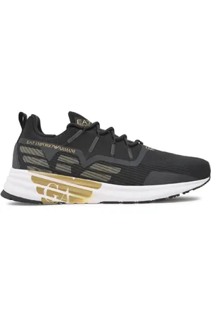 EA7 Sko, Herre, Sort, 40 EU, Uld, Sneakers