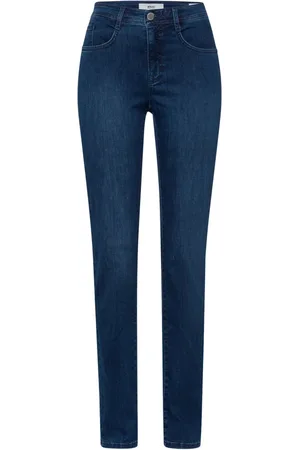 Brax Jeans, Dame, Blå, M, Denim, Mary Bukser 7000 Medium Denim
