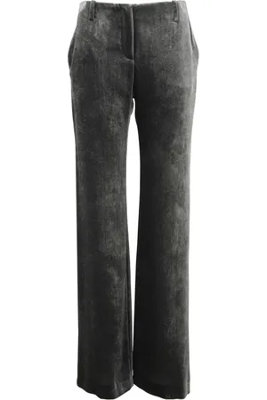 Alberta Ferretti Bukser, Dame, Grå, S, Straight Bukser