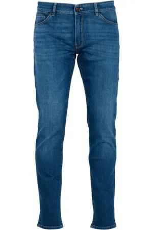 PT Torino Jeans, Herre, Blå, W30, Uld, Slim-fit Jeans