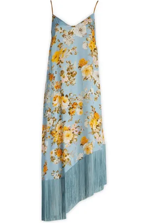 Jucca Kjole, Dame, Blå, 2XS, Midi Dresses