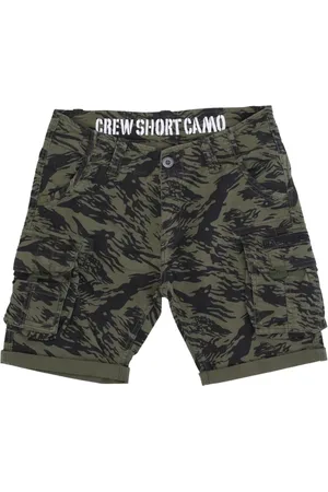 Alpha Industries Shorts, Herre, Grøn, W36, Casual Shorts