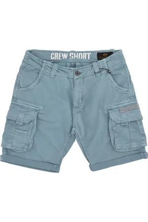Alpha Industries Shorts, Herre, Blå, W34, Casual Shorts