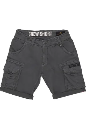 Alpha Industries Shorts, Herre, Grå, W28, Casual Shorts