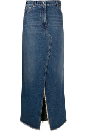 DARKPARK Nederdel, Dame, Blå, W28, Denim, Denim Skirts
