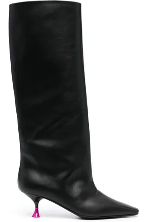 3Juin Sko, Dame, Sort, 38 1/2 EU, Heeled Støvler