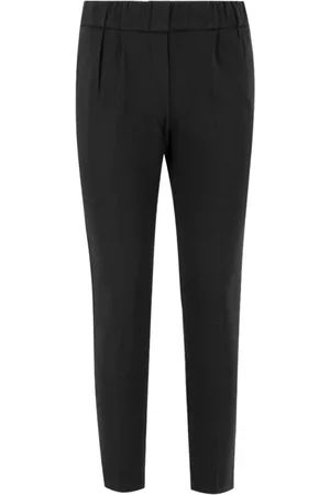 LE TRICOT PERUGIA Bukser, Dame, Sort, S, Uld, Slim-fit Bukser