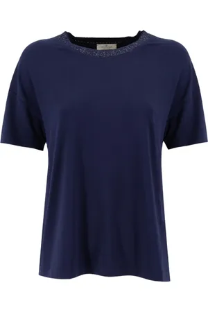 PANICALE Top, Dame, Blå, S, Uld, T-shirts