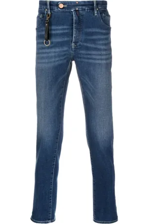 Incotex Jeans, Herre, Blå, W30, Bomuld, Slim-fit Jeans