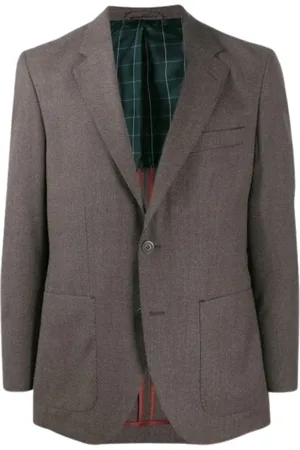 Hackett Jakke, Herre, Grå, 2XL, Uld, Flanel Blazer