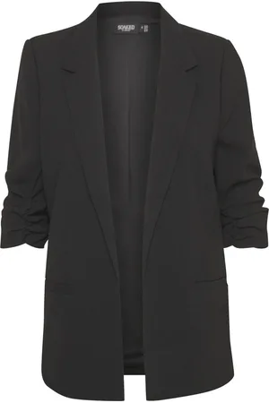 Soaked in Luxury Jakke, Dame, Sort, S, Polyester, Blazer