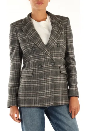 Manila Grace Jakke, Dame, Grå, M, Uld, Blazer