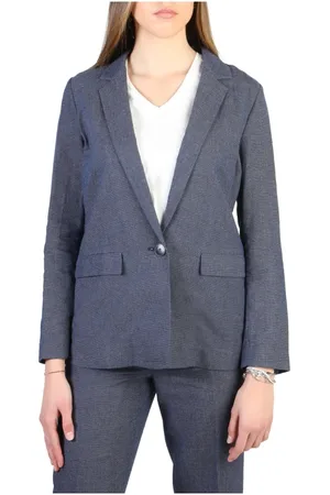 Emporio Armani Jakke, Dame, Blå, M, Bomuld, Blazer