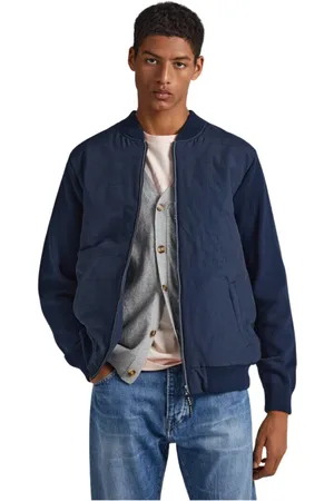 Pepe Jeans Jakke, Herre, Blå, S, Nylon, Bomber Jackets
