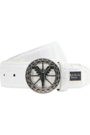 Carlo Colucci Tilbehør, unisex, Hvid, 120 CM, Belts