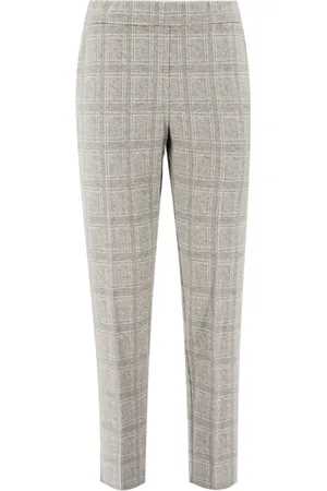 LE TRICOT PERUGIA Bukser, Dame, Grå, L, Uld, Slim-fit Bukser