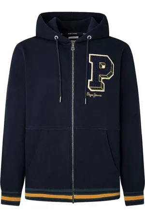 Pepe Jeans Sweathshirts & Hoodies, Herre, Blå, S, Zip-throughs