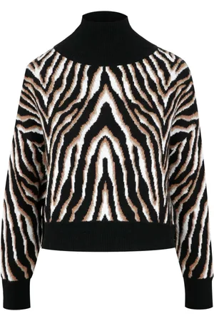 ERIKA CAVALLINI Strik, Dame, Sort, S, Uld, Rullekraver