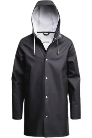 Stutterheim Jakke, unisex, Sort, XS, Uld, Rain Jackets