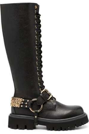 Moschino Sko, Dame, Sort, 40 EU, Sorte Damesko med 4cm Hæl