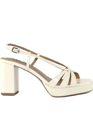 Bibi Lou Sko, Dame, Hvid, 40 EU, Læder, Hvid Vitello Sandal - Hæv din stil