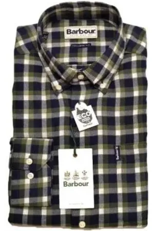 Barbour Skjorte, Herre, Blå, L, Afslappet Skjorte