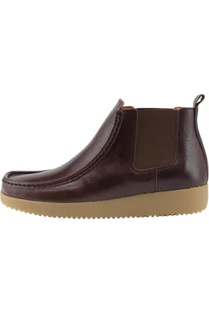 Nature Sko, Dame, Brun, 37 EU, Uld, Ester Leather Støvler - Coffee