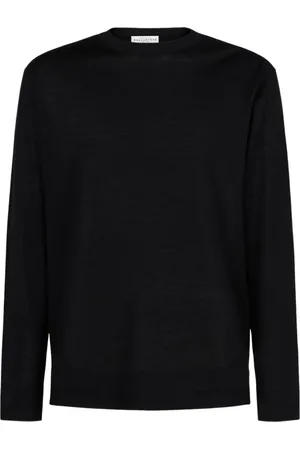 BALLANTYNE Sweathshirts & Hoodies, Herre, Sort, M, Uld, Sweatshirts
