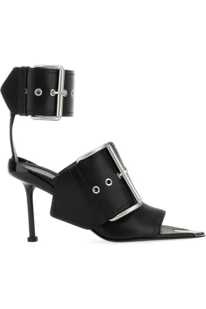 Alexander McQueen Sko, Dame, Sort, 37 EU, Moderne Sandali til mænd og kvinder