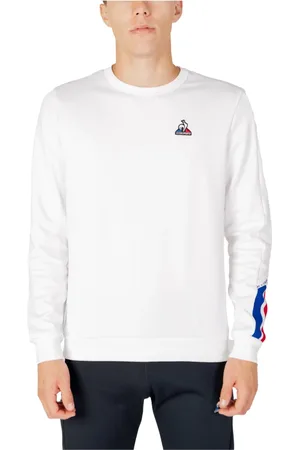 Le Coq Sportif Sweathshirts & Hoodies, Herre, Hvid, 2XL, Bomuld, Sweatshirts Hoodies