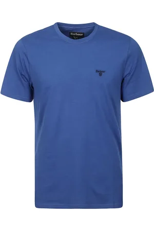 Barbour Top, Herre, Blå, S, Bomuld, Kongeblå Logo T-shirt
