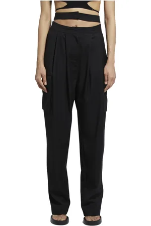 ANDREA ADAMO Bukser, Dame, Sort, M, Wide Bukser