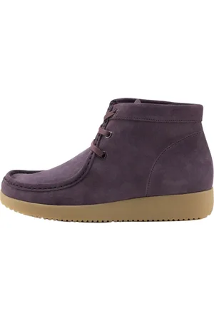 Nature Sko, Dame, Lilla, 36 EU, Suede, Emma Chrome Free Suede Støvler