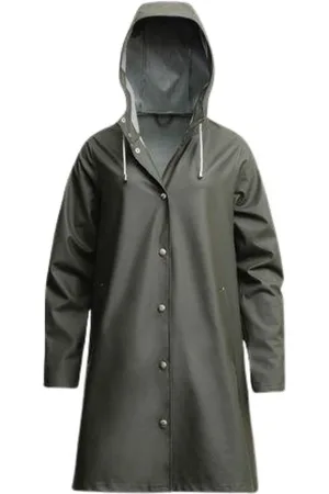 Stutterheim Jakke, Dame, Grøn, XS, Uld, Rain Jackets