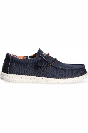 Hey dude Sko, Herre, Blå, 43 EU, Uld, Blå Wally Sox M Loafer