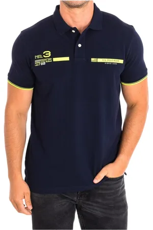 U.S. Polo Assn. Top, Herre, Blå, M, Bomuld, Polo Bluser