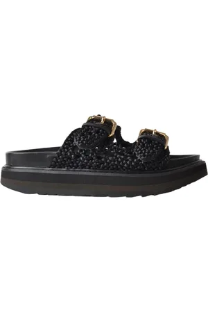 Ash Sko, Dame, Sort, 35 EU, Uld, Stilfulde Satin Sorte Sliders