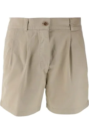 Aspesi Shorts, Dame, , S, Bomuld, Bomuldsshorts med Plisseret Front