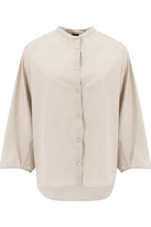 Aspesi Bluser & Skjorter, Dame, , S, Bomuld, Moderne Korean Krave Bluse