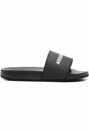 Axel Arigato Sko, Dame, Sort, 39 EU, Moderne Logo Pool Slides til kvinder