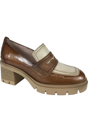 Hispanitas Sko, Dame, Brun, 41 EU, Læder, Elegante Komfort Loafers