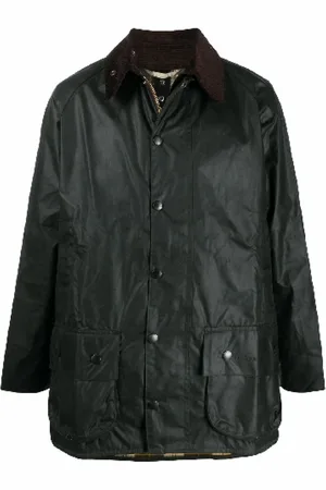 Barbour Jakke, Herre, Grøn, S, Uld, Beaufort Wax Jacket - Stilfulde og funktionelle regnjakker