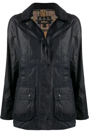 Barbour Jakke, Dame, Blå, S, Denim, Beadnell Voksjakke
