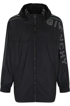 Givenchy Sport, Herre, Sort, S, Nylon, Sort Nylon Sportsjakke