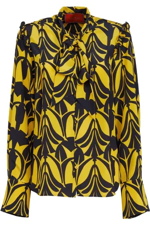 La DoubleJ Bluser & Skjorter, Dame, Gul, XL, Ascot Skjorte
