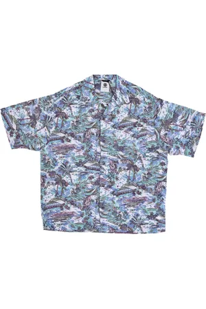 Element Skjorte, Herre, Blå, L, Uld, Short Sleeve Bluser