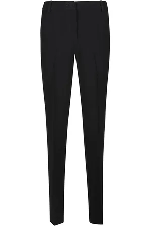 FEDERICA TOSI Bukser, Dame, Sort, XS, Uld, Sort Pant 0002